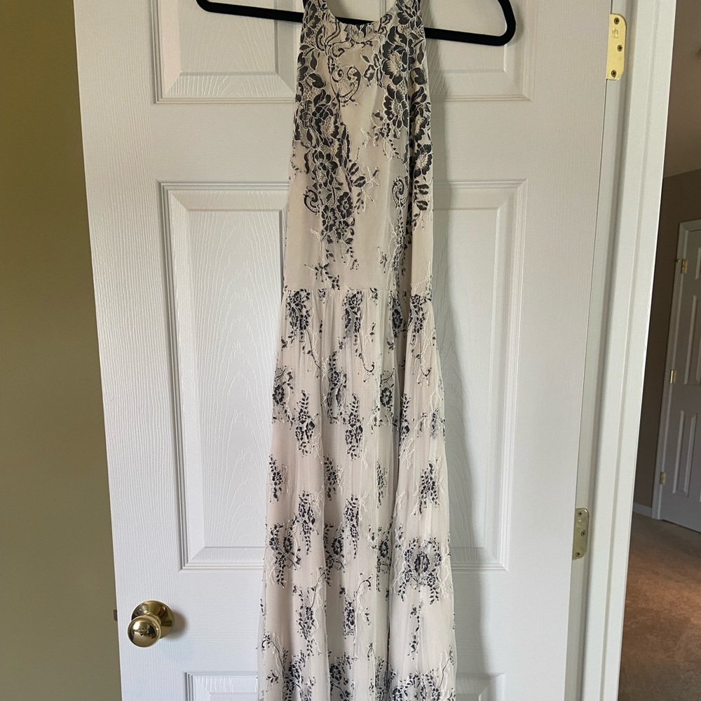Maxi halter lace dress.  Never worn!